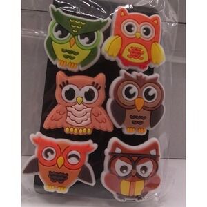 Shoe Charms for Crocs featuring 	Owls